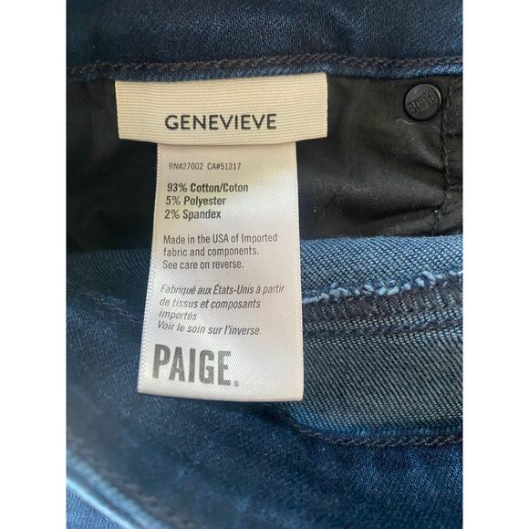 Anthropologie Jeans Dark Blue High Rise Flare Stretch Denim Retro Chic Trendy - Picture 2 of 6